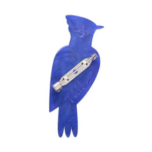 Load image into Gallery viewer, The Boisterous Blue Jay Brooch by Erstwilder