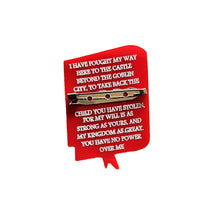 Load image into Gallery viewer, The Labyrinth Book Brooch by Cherryloco Jewellery