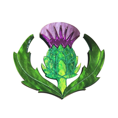 Thistle Mini Brooch by Cherryloco