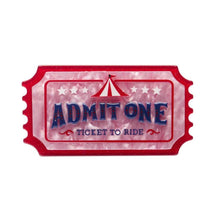 Load image into Gallery viewer, Ticket to Ride Brooch by Erstwilder