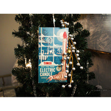 Load image into Gallery viewer, Timco Electric Candle Christmas Lights Box Wood Cutout-10&quot;