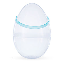 Load image into Gallery viewer, Set of 2 Transparent Jumbo Large Size Plastic Easter Eggs with Handles 10 Inches