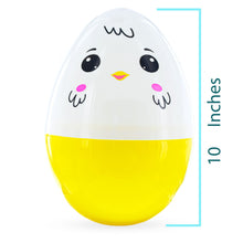 Load image into Gallery viewer, Giant Jumbo Large Size White and Yellow Chick Plastic Easter Egg 10 Inches