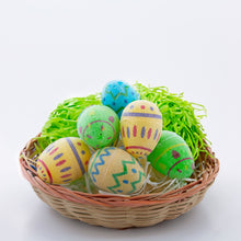 Load image into Gallery viewer, Set of 8 Sugar coated Geometric Plastic Easter Eggs 2.25 Inches