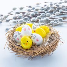 Load image into Gallery viewer, 10 Playful Bunny &amp; Chick Plastic Easter Egg 2.25 Inches
