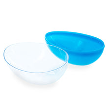 Load image into Gallery viewer, Large Fillable Clear Top Blue Bottom Plastic Easter Egg 5.1 Inches