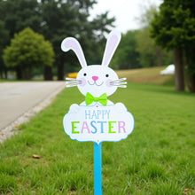 Load image into Gallery viewer, Bunny with Happy Easter Yard Sign 24 Inches