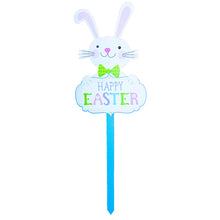 Load image into Gallery viewer, Bunny with Happy Easter Yard Sign 24 Inches