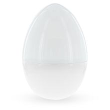 Load image into Gallery viewer, Giant Size Large Two Shades White Plastic Easter Egg 12 Inches