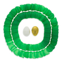 Load image into Gallery viewer, Set of 46 Green Plastic Eggs, 1 White Egg, and 1 Golden Easter Egg