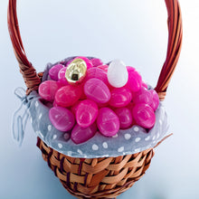 Load image into Gallery viewer, Set of 46 Pink Plastic Eggs, 1 White Egg, and 1 Gleaming Golden Easter Egg