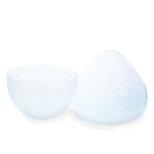 Load image into Gallery viewer, Set of 2 Giant Transparent Jumbo Size Clear Plastic Easter Eggs 10 Inches