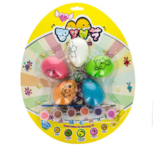 Load image into Gallery viewer, Set of 5 Multicolored Solid Plastic Easter Egg Ornaments 4.75 Inches