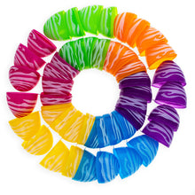 Load image into Gallery viewer, Set of 24 Colorful Zebra Print Fillable Plastic Easter Eggs 2.25 Inches