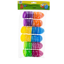 Load image into Gallery viewer, Set of 24 Colorful Zebra Print Fillable Plastic Easter Eggs 2.25 Inches