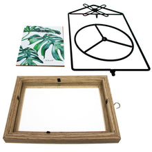 Load image into Gallery viewer, Black Windmill Roof House Hanging Photo Picture Frame and Metal Ornament Stand 10.15 Inches