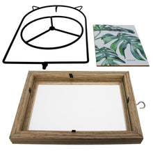 Load image into Gallery viewer, Black Cat Hanging Photo Picture Frame and Metal Ornament Stand 9.25 Inches