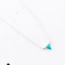 Load image into Gallery viewer, Trident Turquoise and Sterling Silver Necklace