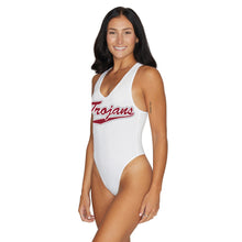 Load image into Gallery viewer, Troy University White Bodysuit