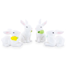 Load image into Gallery viewer, Set of 4 Porcelain Easter Bunnies 4 Inches