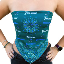 Load image into Gallery viewer, Tulane Bandana Top