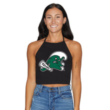 Load image into Gallery viewer, Tulane Black Halter Top
