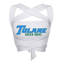 Load image into Gallery viewer, Tulane White Multi Way Bandeau Top