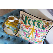 Load image into Gallery viewer, Tulsa Hand-Embroidered Pillow