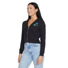 Load image into Gallery viewer, Tulane Waffle Knit Zip Up Hoodie