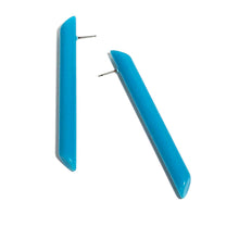 Load image into Gallery viewer, Turquoise Skinny Couture Stick Stud Earrings