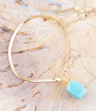 Load image into Gallery viewer, Turquoise Baron Snake Chain Bracelet