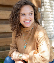 Load image into Gallery viewer, Turquoise Shield Cuff Bracelet