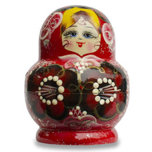 Load image into Gallery viewer, Set of 9 Rainbow Wooden Nesting Dolls  4.75 Inches