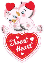 Load image into Gallery viewer, Tweet Heart Brooch by 50's Vintage Dame x Lipstick &amp; Chrome