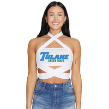 Load image into Gallery viewer, Tulane White Multi Way Bandeau Top