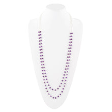 Load image into Gallery viewer, Two Row Amethyst Necklace