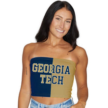 Load image into Gallery viewer, Georgia Tech Two Tone Tube Top
