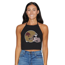 Load image into Gallery viewer, Texas State Black Halter Top
