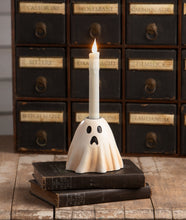 Load image into Gallery viewer, Scared Ghost Candlestick | Halloween Decor | Bethany Lowe
