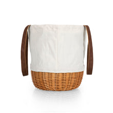 Load image into Gallery viewer, Coronado Canvas and Willow Basket Tote