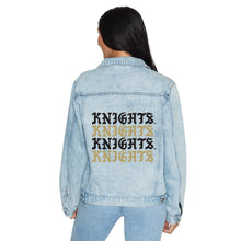 Load image into Gallery viewer, UCF Gothic Denim Jacket