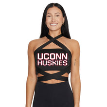 Load image into Gallery viewer, UConn Black Multi Way Bandeau Top