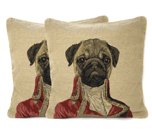 Load image into Gallery viewer, Tache Napoleon Bowaparte Vintage Tapestry Throw Pillow Cover (CC-6011)