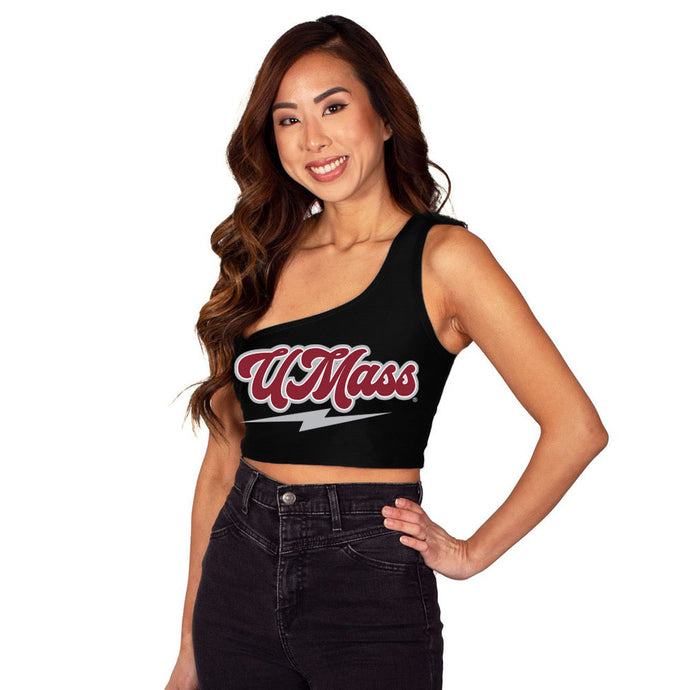 UMass Lightning One Shoulder Top
