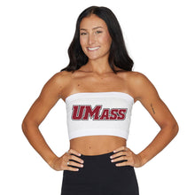 Load image into Gallery viewer, UMass White Bandeau Top