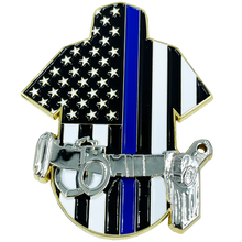 Load image into Gallery viewer, BL6-004 CBP uniform shirt duty belt HK P2000 Field Operations OFO Field Ops Challenge Coin CBPO CBP Officer
