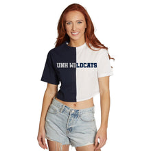 Load image into Gallery viewer, New Hampshire Wildcats Text Split Tee