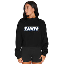 Load image into Gallery viewer, New Hampshire Wildcats Black Crewneck