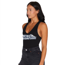 Load image into Gallery viewer, New Hampshire Wildcats Black Bodysuit
