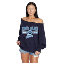 Load image into Gallery viewer, Rhode Island Rams Off the Shoulder Sweatshirt